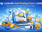 LinkedIn job posting cost and hiring budget illustration