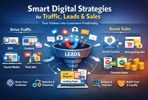 Smart digital strategies for traffic, leads, and sales funnel